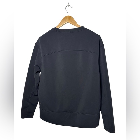 Lululemon Black Soft Pullover On Track Crewneck Kangaroo Pocket Size 12 - Picture 7 of 7
